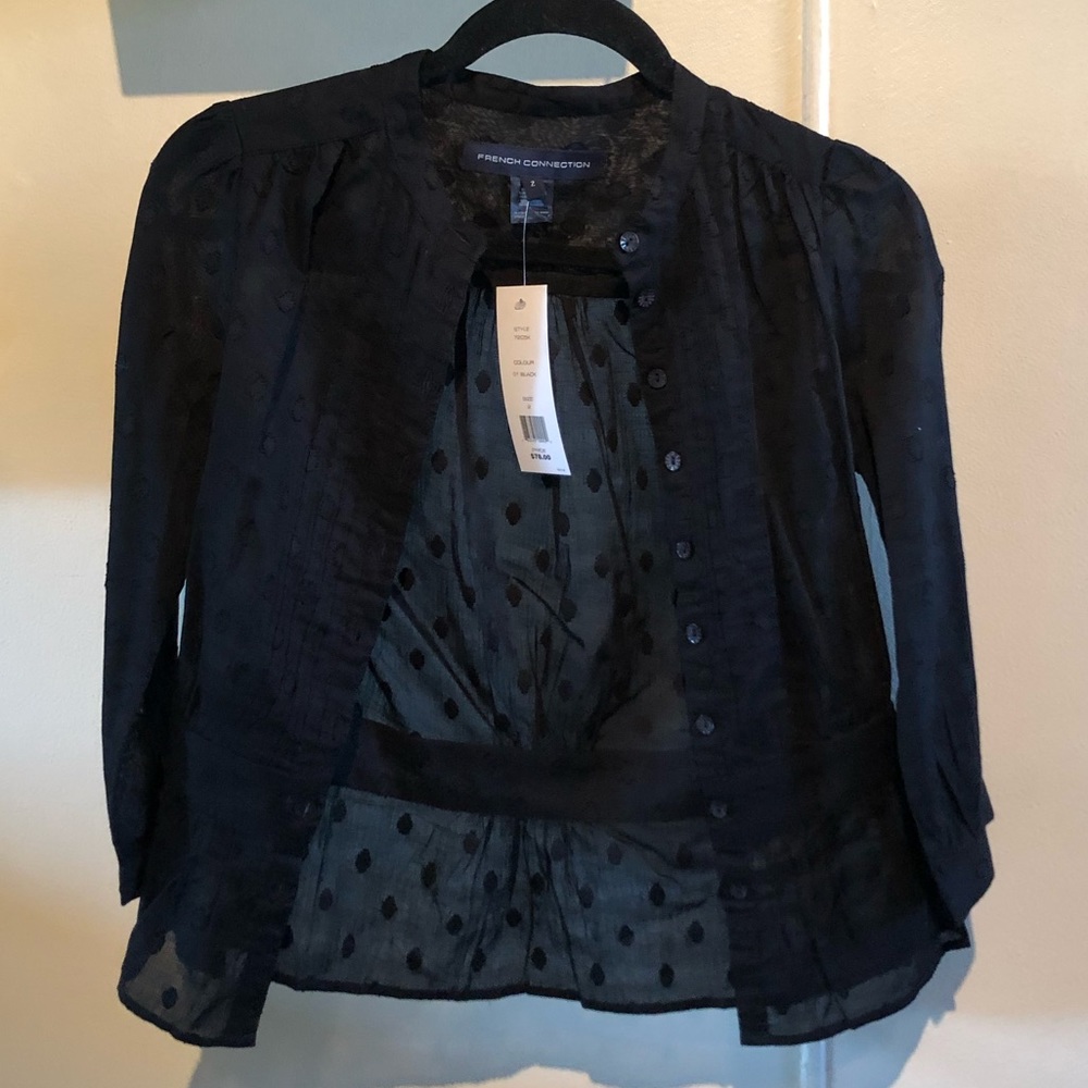 French Connection Jacket NWT Black